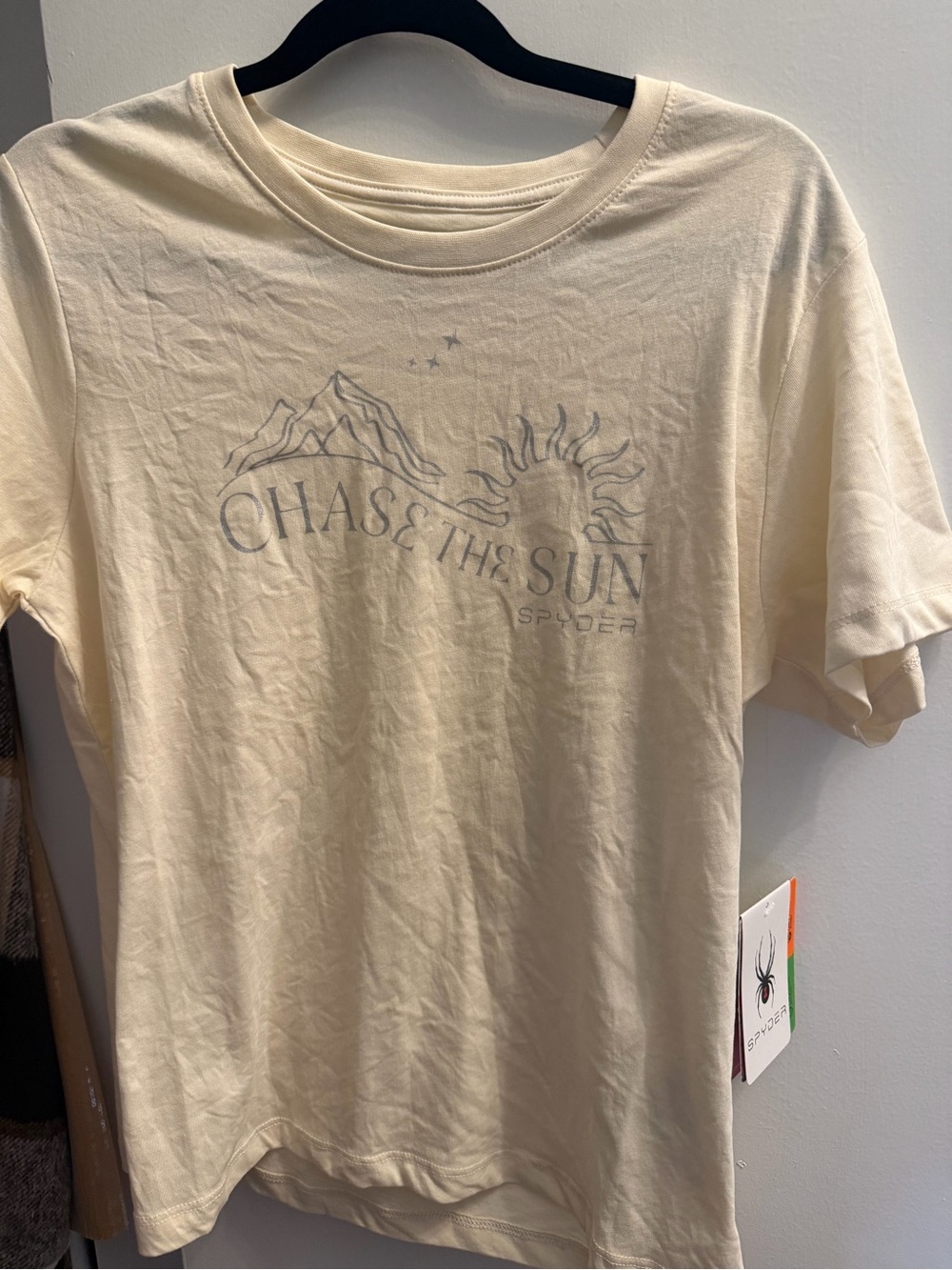 Spyder Cream Graphic Short Sleeve Tee
